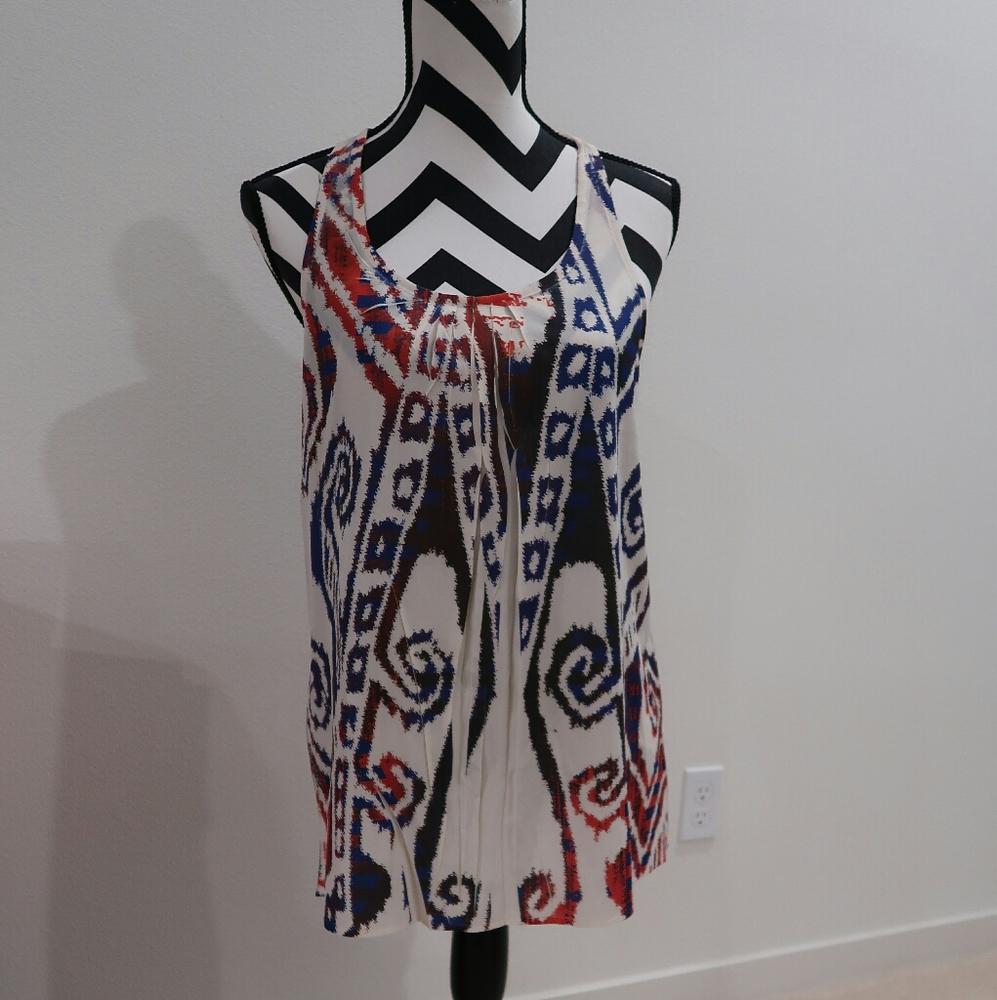 Printed Sleeveless Top